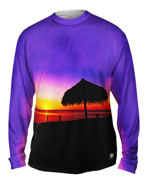 Sweet Sunset Glow Mens Long Sleeve