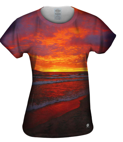 Another Calm Sunset Womens Top