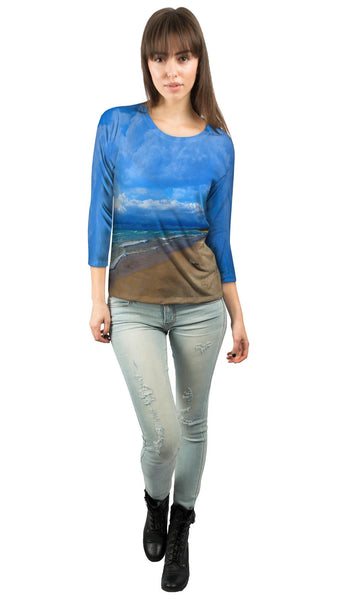 Chilly Morning Walk Womens 3/4 Sleeve