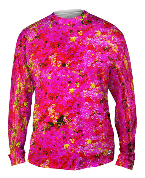 Pink Flower Medley&nbsp;Mens Long Sleeve
