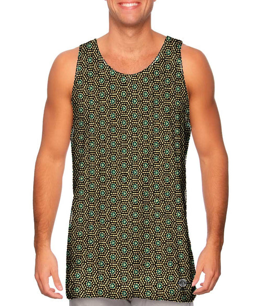 Typewritter Letters Pattern Copy&nbsp;Mens Tank Top