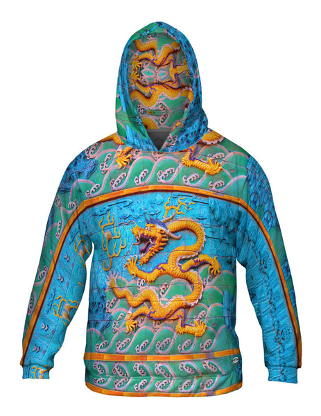 Dragon Wall Mens Hoodie Sweater