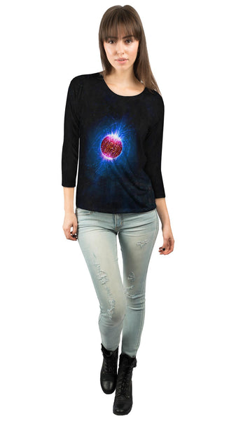 Neutron Star Illustrated&nbsp;Womens 3/4 Sleeve