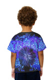 Kids Flower Darkblue Fluorescent