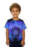 Kids Flower Darkblue Fluorescent