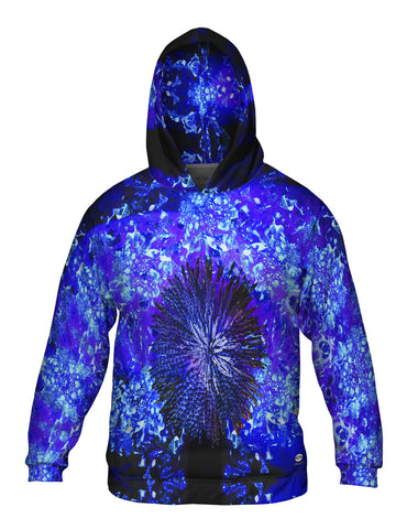 Flower Darkblue Fluorescent