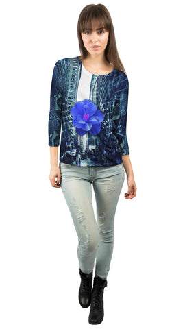 City Blue Flower Script