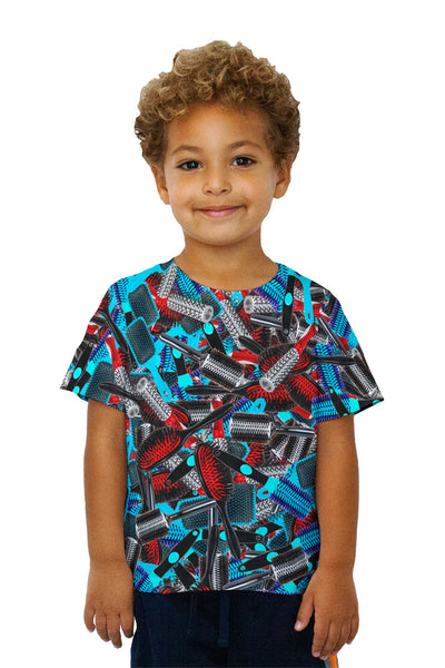 Kids Cosmetology Hair Brush Kids T-Shirt