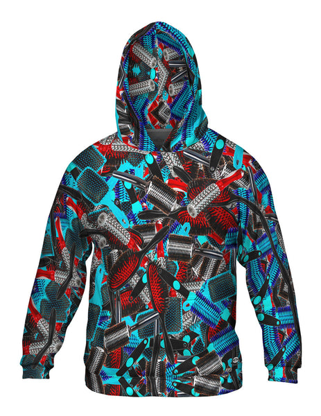 Cosmetology Hair Brush Mens Hoodie Sweater