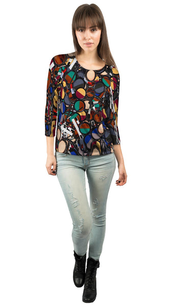 Cosmetology Makeup&nbsp;Womens 3/4 Sleeve