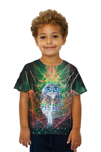 Kids Edm Owl Kids T-Shirt