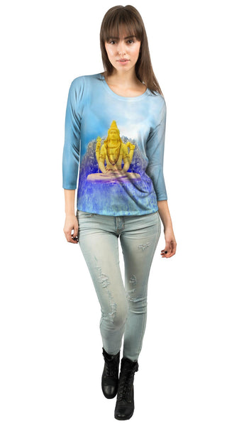 Lord Shiva Meditation&nbsp;Womens 3/4 Sleeve