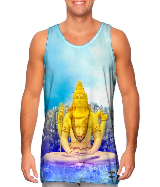 Lord Shiva Meditation Mens Tank Top