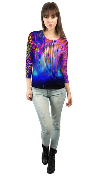 Dripping Galaxy&nbsp;Womens 3/4 Sleeve