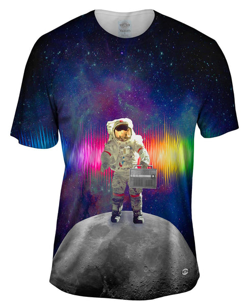 Astronaut Hipster Mens T-Shirt