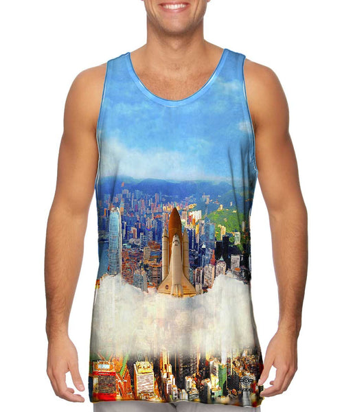 Space Shuttle Take Off Mens Tank Top