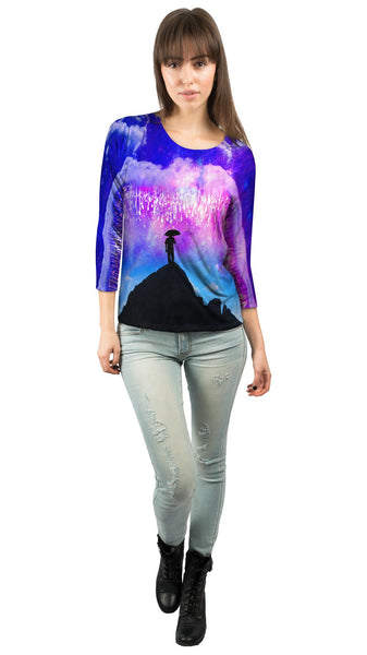 Raining Galaxy&nbsp;Womens 3/4 Sleeve