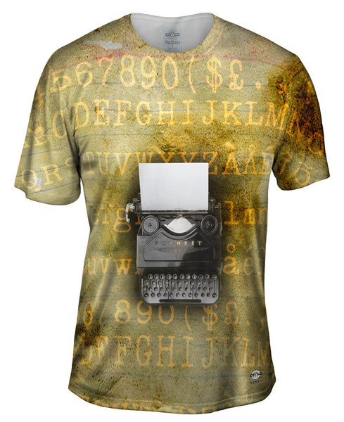 Typewriter Fest Mens T-Shirt