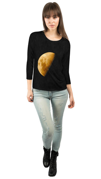 Moon Craters Art&nbsp;Womens 3/4 Sleeve