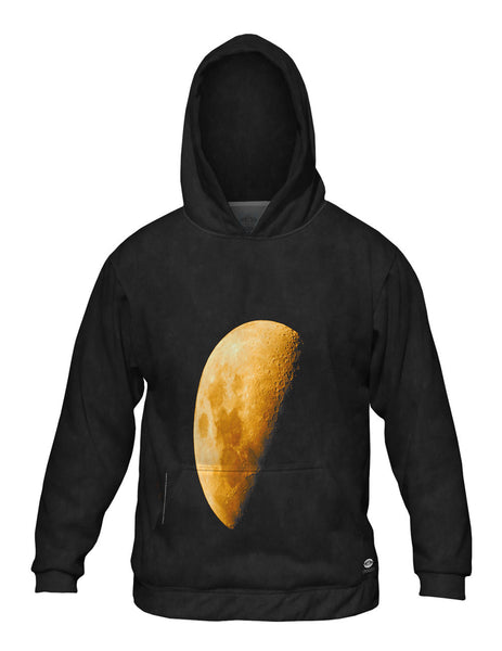 Moon Craters Art Mens Hoodie Sweater