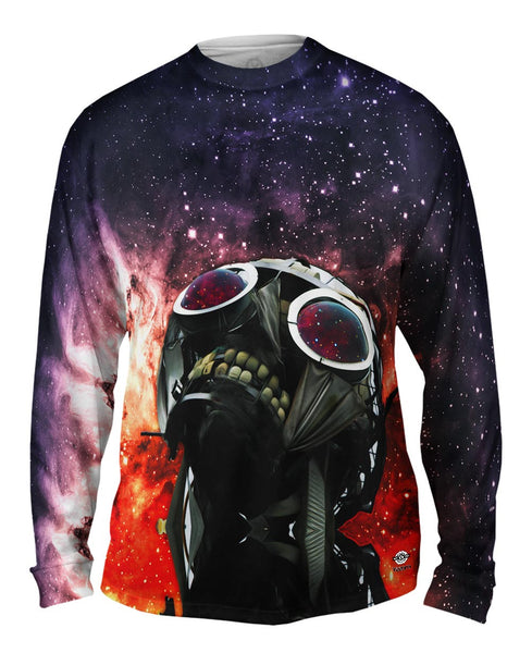 Humanity Wont Compute Space Galaxy Mens Long Sleeve