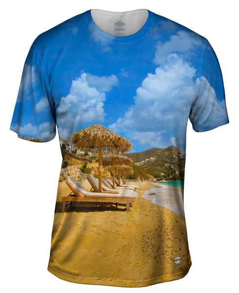 Peace In The Island Mens T-Shirt