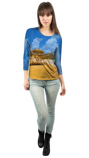 Peace In The Island&nbsp;Womens 3/4 Sleeve