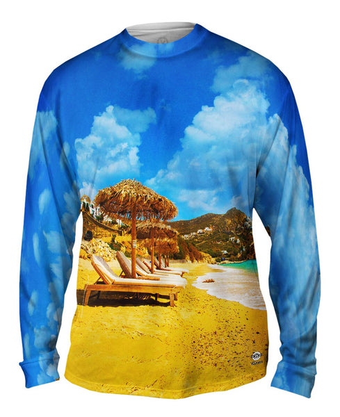 Peace In The Island Mens Long Sleeve