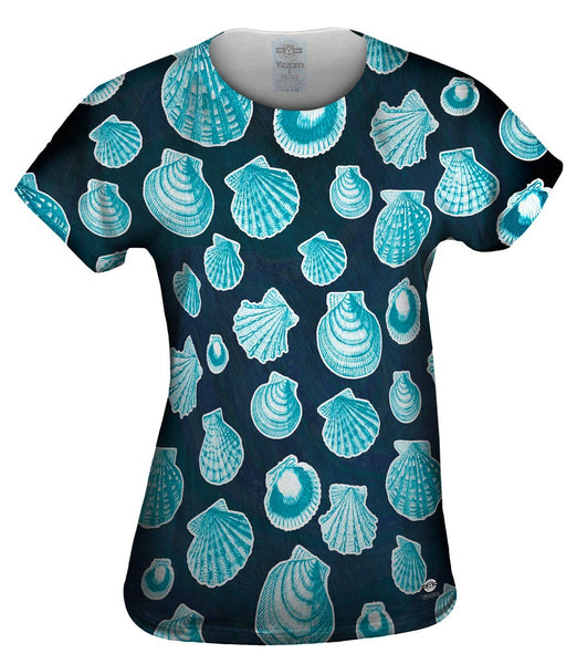 Eager Shells Blue Womens Top