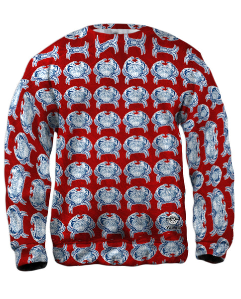 Nantucket Crab Red&nbsp;Mens Sweatshirt