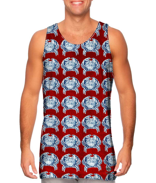 Nantucket Crab Red&nbsp;Mens Tank Top