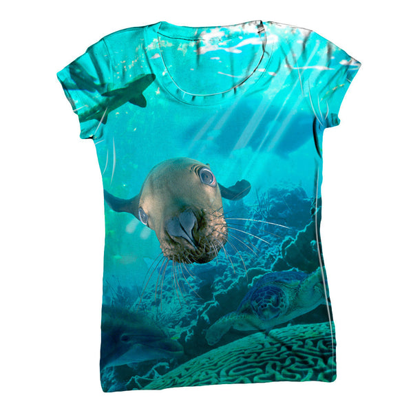 Kids Aquatic Collage Kids T-Shirt