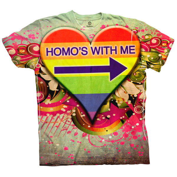 Homo with Me Mens T-Shirt