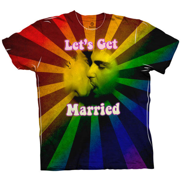 Lets Get Married Mens T-Shirt
